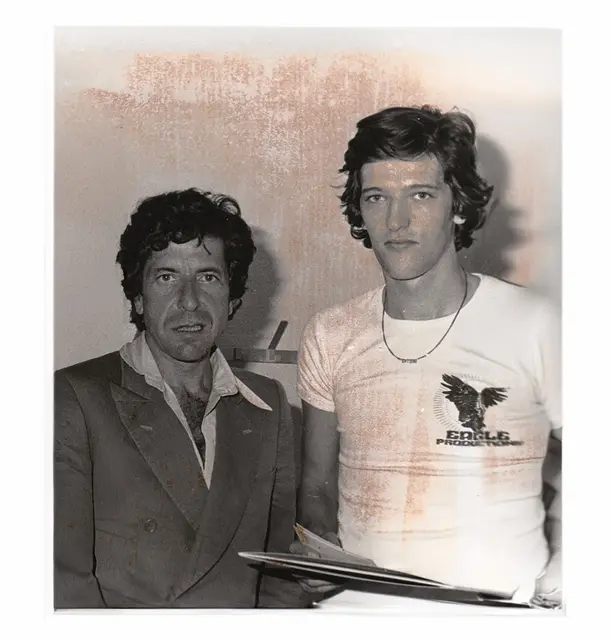 Antoine Lemaire (rechts) mit  Leonard Cohen in den 70gern | Foto: Lemaire