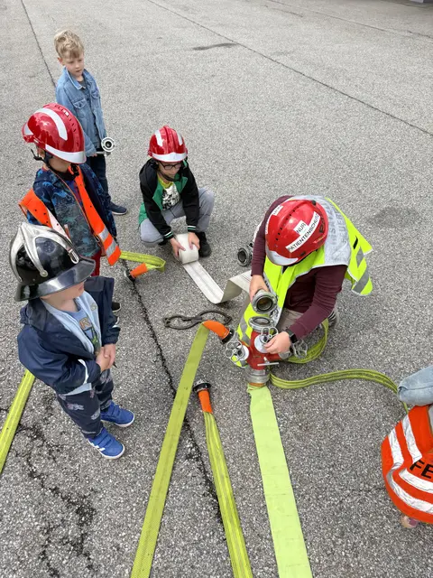 MitEifer und Spaß waren die Kinder Pasching am Werk. | Foto: OÖ Kinderwelt 