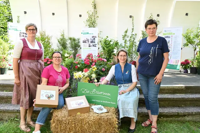 Die Bäuerinnen im Bezirk Waidhofen organisierten den Brunch im Stadtpark. | Foto: Die Bäuerinnen im Bezirk Waidhofen
