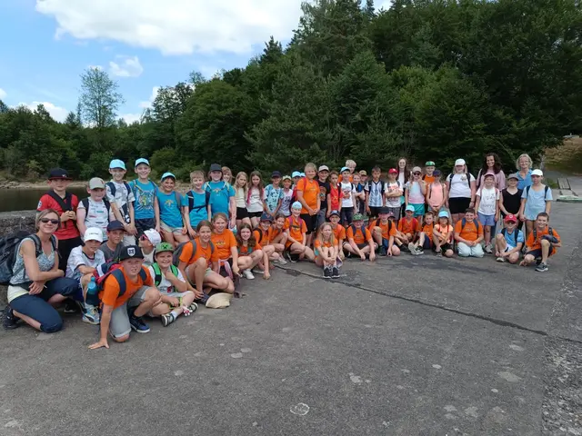 Die Volksschulkinder aus Gastern, Pfaffenschlag und Thaya in Ottenstein | Foto: VS Gastern