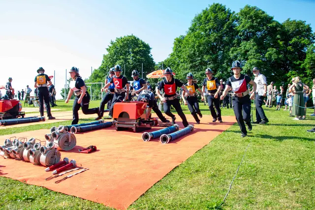 Die Feuerwehrkameraden zeigten auf der "Platte" in Pfarrkirchen, was in ihnen steckt. | Foto: AFK Lembach/Pühringer