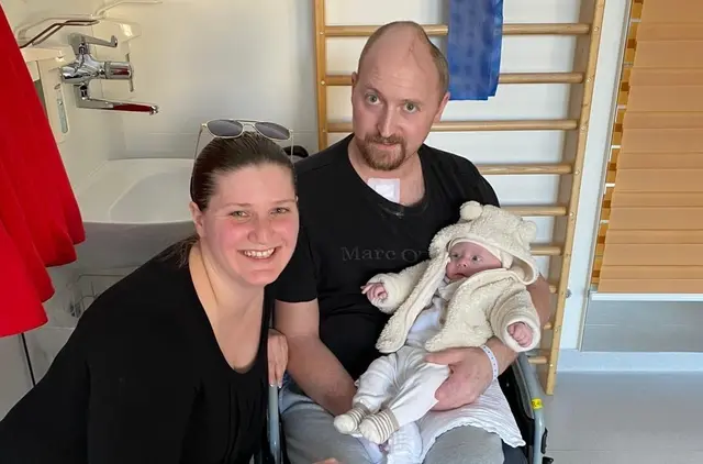 Nach einem schweren Hirninfarkt von Gernot Münzer steht seine junge Familie vor großen Herausforderungen. Mit einem Spendenaufruf wird nun um Unterstützung gebeten. | Foto: Privat