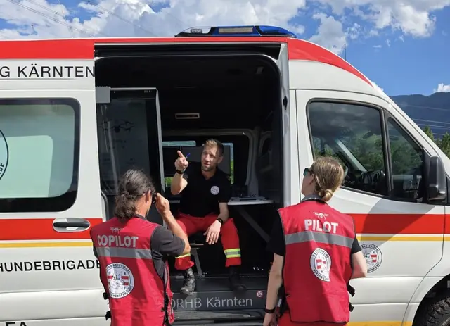 Das ÖRHB Kärnten baute ein Drohnenteam auf. | Foto: ÖRHB Kärnten
