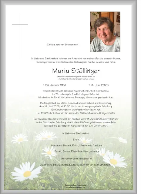 Maria Stöllinger | Foto: Bestatter