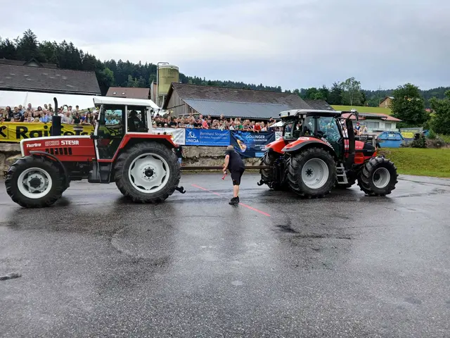 Der leichte Regen tat der guten Stimmung bei der Traktorpower in Stiwoll keinen Abbruch. | Foto: FF Stiwoll