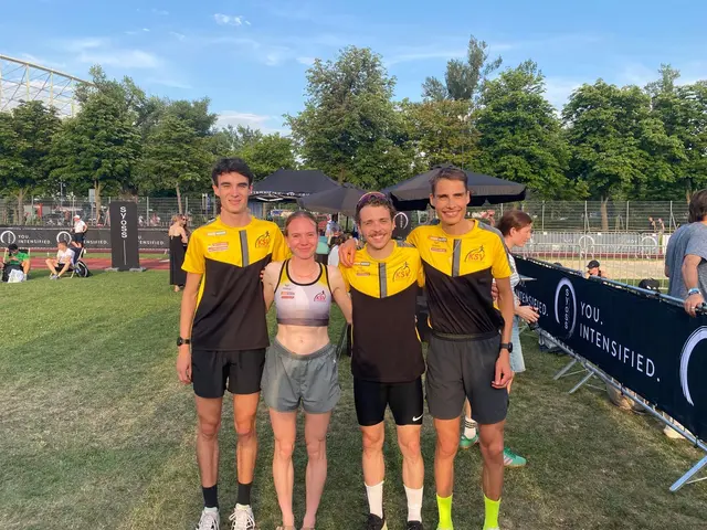 Elias Pölzl, Lotte Seiler, Fabian Ferk und Daniel Karner vertraten die KSV bei der Track Night Vienna.  | Foto: KSV-LA