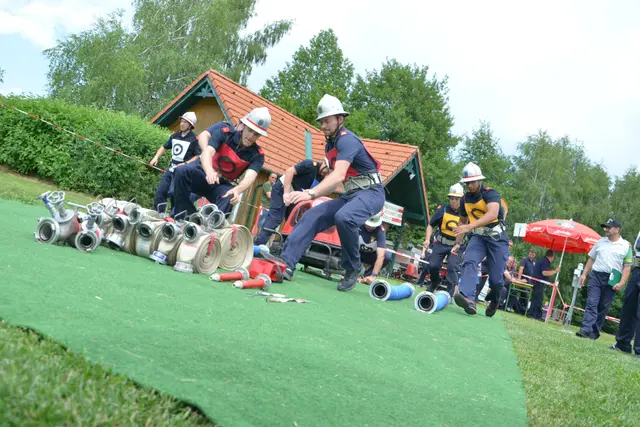 Bei großer Hitze zeigten die Bewerbsgruppen Höchstleistungen. | Foto: BFK WT