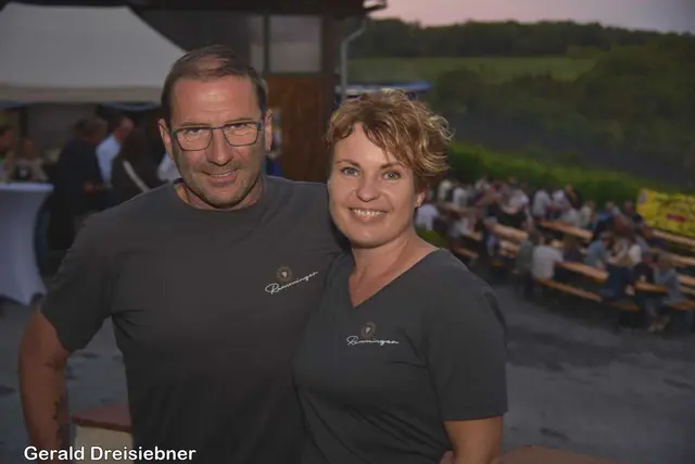 Die beiden Gastgeber Richard und Michaela Ramminger  | Foto: Gerald Dreisiebner