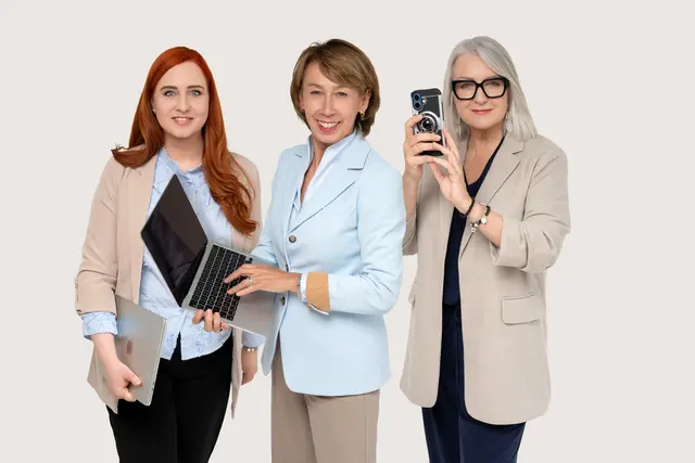 Sonja Krennmair, Doris Schulz, Sabine Starmayr sind am Start für das Social Media Mentoring Programm | Foto: Sabine Starmayr