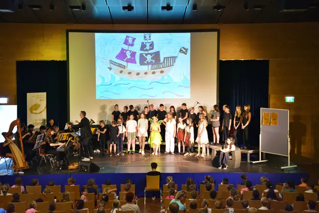 Die Musikschule Wolfsberg präsentierte das selbst komponierte Musical "Peter Pan und das verschwundene Notenblatt".  | Foto: Musikschule Wolfsberg