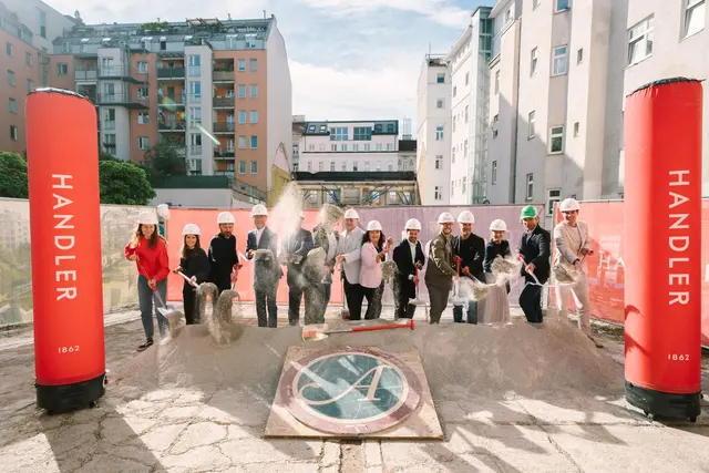 Spatenstich für das Wohnbauprojekt der Amons.  | Foto: Ad Boutique