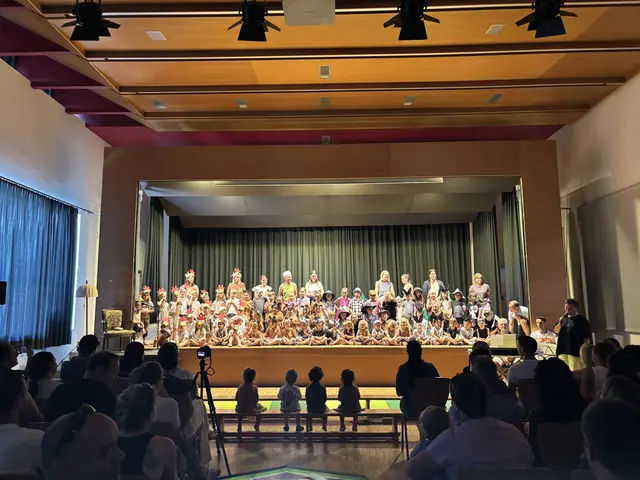 Mit der Theateraufführung „Die Bremer Stadtmusikanten“ begeisterte der Roppener Nachwuchs am vergangenen Freitag. | Foto: Forgo
