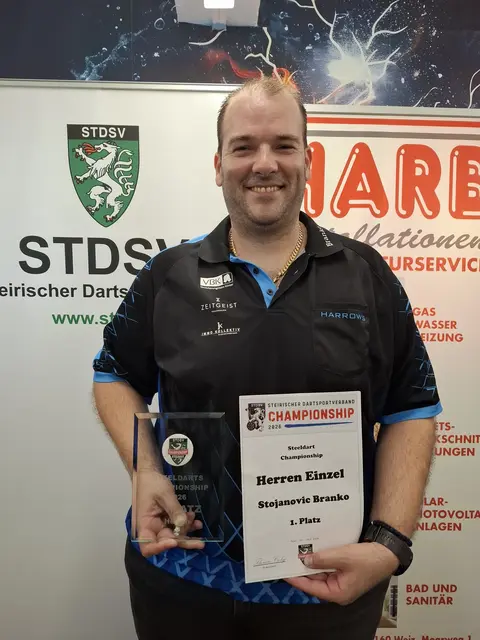 STDSV Championship Sieger 2026 - Branko Stojanovic vom Voitsberger DC