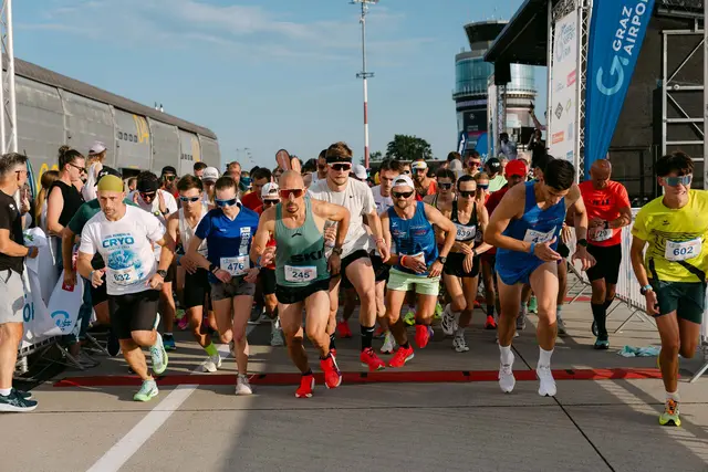 Beim Grazer Airport Run durfte man sich am Donnerstag über einen neuen Teilnehmerrekord freuen.  | Foto: Hikimus