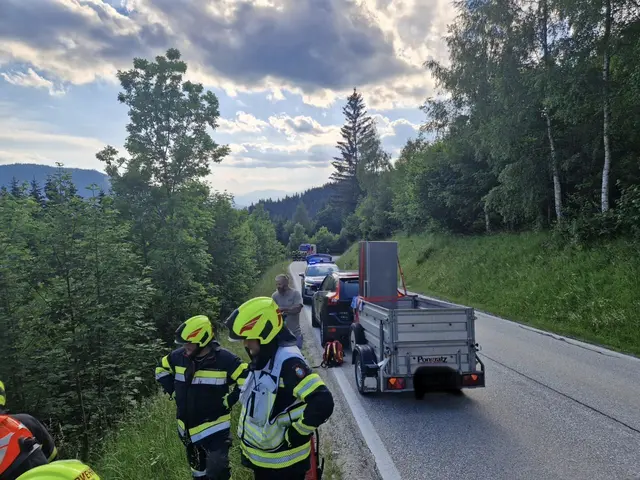 Zu einem verunfallten Motorradfahrer wurden die Einsatzkräfte am Freitagabend alarmiert. | Foto: FF Stanz
