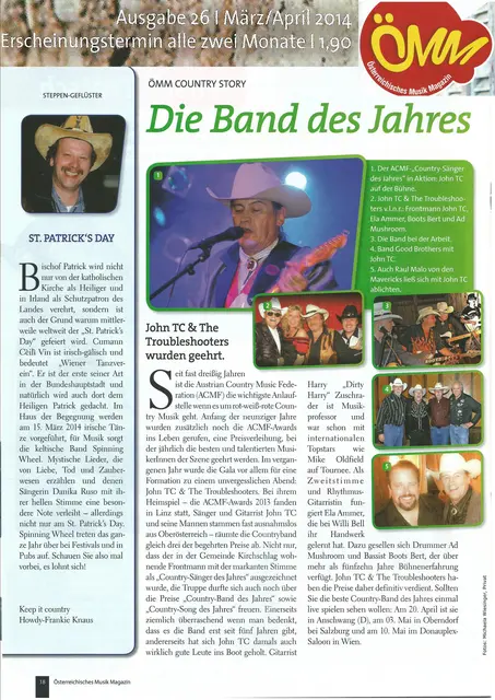 John TC bei der Country-Night in Mauthausen | Foto: John TC