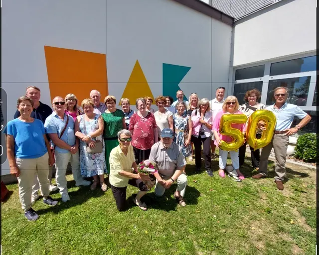 Die Braunauer HAK-Maturanten von 1976 feierten zahlreich ihr großes Jubiläum. | Foto: Gatterbauer