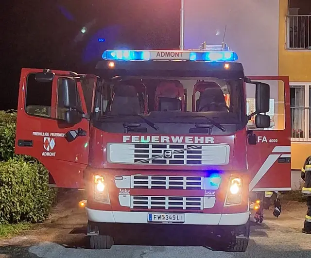 Die Feuerwehr Admont war mit 30 Helfern im Einsatz.