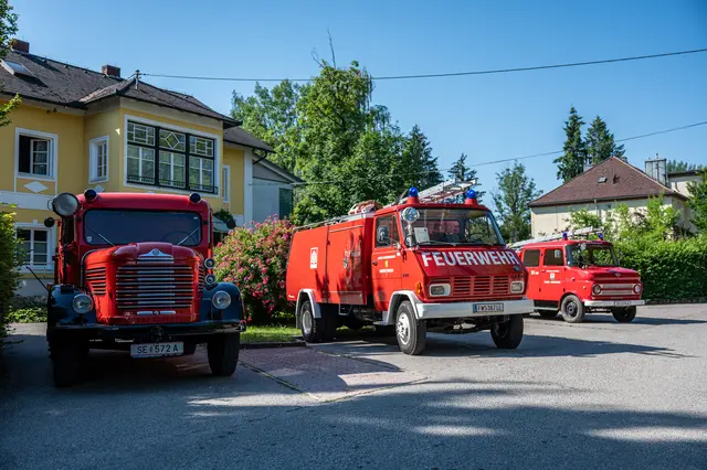 Alte Feuerwehrfahrzeuge | Foto: FF Schwertberg / Simon Brandstätter