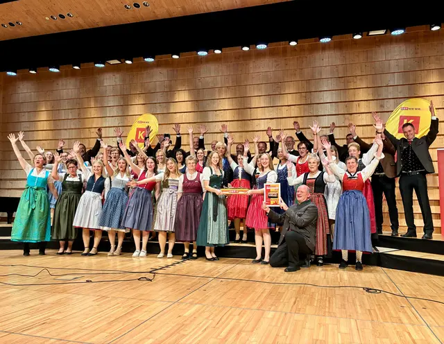 Siegerfoto vom Chorwettbewerb