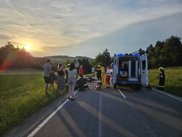 Zweifacher Einsatz für die Feuerwehr Kottes auf der L78 bei Bernhards. | Foto: FF Kottes