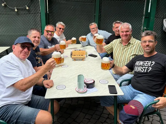 Wenn die Runde unterwegs ist, geht es natürlich dementsprechend rund zu.  | Foto: Väterrunde