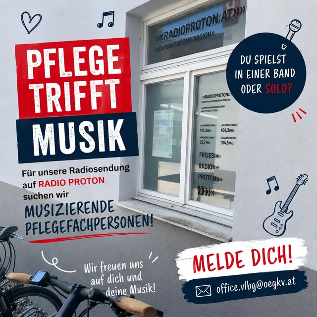 Pflege trifft Musik dein BERUFSVERBAND der Pflege in Vorarlberg  | Foto: Ögkv vorarlberg 