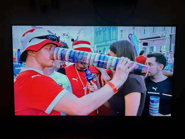 Fan Luki hat Durst. | Foto: ARD Fernsehbericht