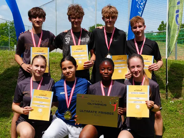 Das Oberstufenteam des BRG/Borg Feldbach holte in Linz den Titel im Ultimate Frisbee. 