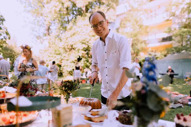 Harald Lang, Initiator des Kuchen-Picknicks und Marketingleiter von Fini’s Feinstes | Foto: Alexander Zillbauer