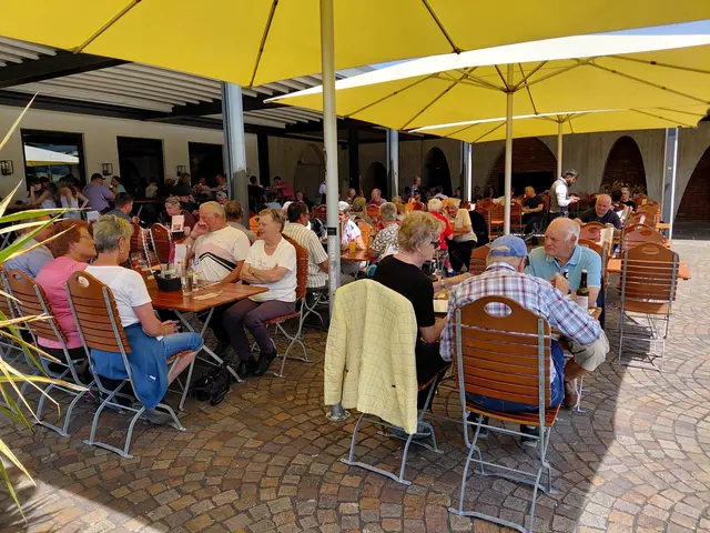 Im Schlossbräuhaus in Schwangau wurde gemeinsam zu Mittag gegessen. | Foto: Siegele