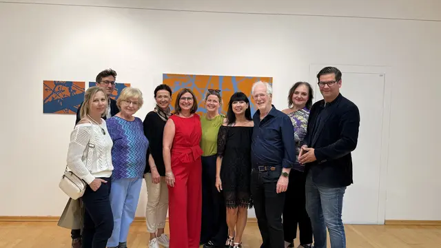 Die Ausstellung bot Besucherinnen und Besuchern die seltene Gelegenheit, das gesamte künstlerische Schaffen Ernest Kienzls in seiner ganzen Tiefe zu erkunden.  | Foto: Freunde des Mary Ward Privatgymnasiums St. Pölten