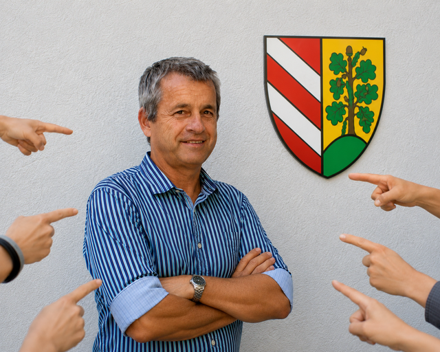 Große Freude herrscht auch bei Bürgermeister Andreas Fleischl. „Ich freue mich sehr über die Auszeichnung ,Krisensichere Gemeinde‘. | Foto: ÖVP / Markus Kahrer