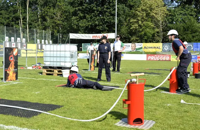 Die Jugendlichen zeigten beim Feuerwehrjugendleistungsbewerb ihr Können. | Foto: EHBI Franz Preuss