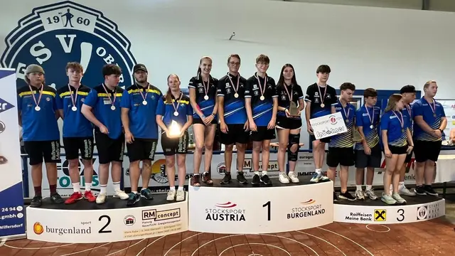Das Nachwuchsteam des SSV Weiz Nord erlangte den österreichischen Meistertitel.  | Foto: SSV Weiz Nord