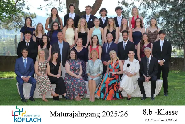 Der Maturajahrgang 2025/26 der 8b-Klasse | Foto: FOTO Koren