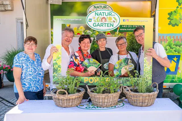 Die „Natur im Garten“ Pop Up-Tour machte am Viktualienmarkt in Gars am Kamp einen Halt. | Foto: J. Ehn