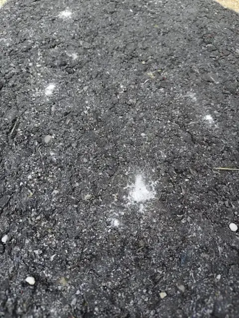 Erneut wurde in Mehrnbach Birkenzucker gestreut. | Foto: Gemeinde Mehrnbach