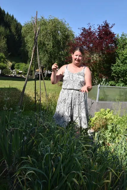 In ihrem kleinen Garten-Paradies in Göstling an der Ybbs ist die Saatgut-Erhalterin Michaela Hofer voll in ihrem Element.