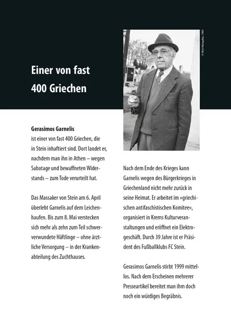 Folder gestaltet von Gerhard Müller