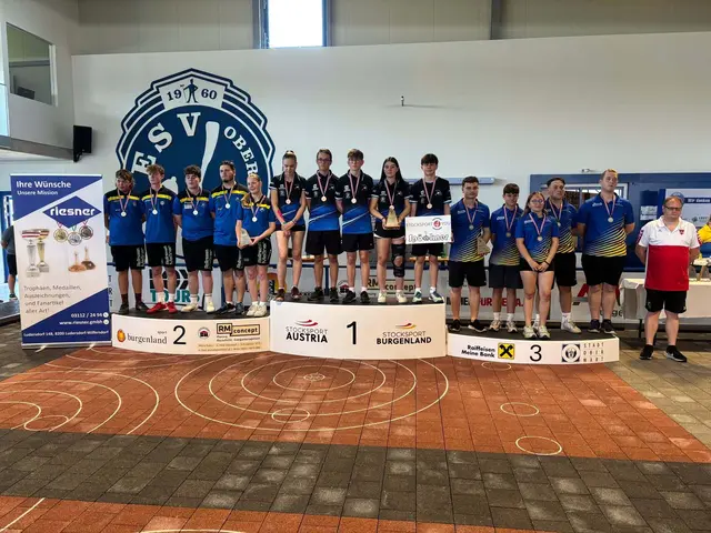 Die Top drei Teams bei den U19-ÖM: ESV Großfeistritz, SSV ASKÖ Weiz-Nord und LV Niederösterreich 1 | Foto: Stocksport Austria