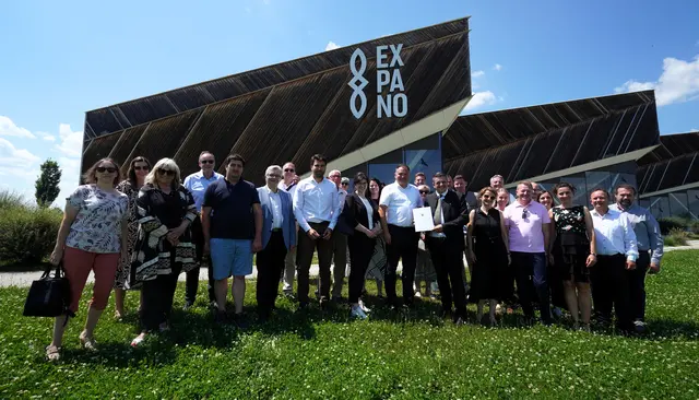 Empfang für die Fürstenfelder Delegation im Freizeitpark "Expano" in Murska Sobota in Slowenien | Foto: Waltraud Wachmann