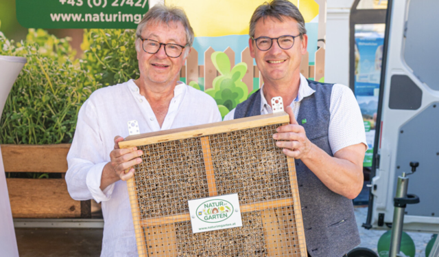 Bürgermeister Martin Falk und Landtagsabgeordneter Franz Linsbauer in Gars. | Foto: J. Ehn