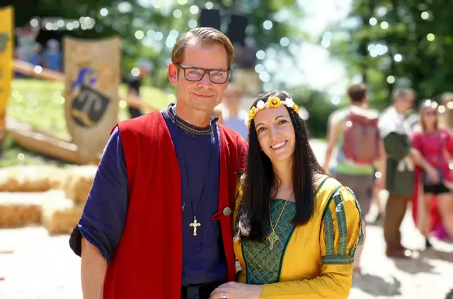 Marktrichter Matthäus Bachernegg mit seiner "Prinzessin" | Foto: Wolfgang Köllner