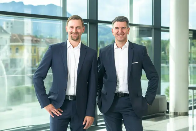 Geschäftsleiter RB Region Villach vl: Bernhard Gruber und Mario Plaikner. | Foto: RB Villach