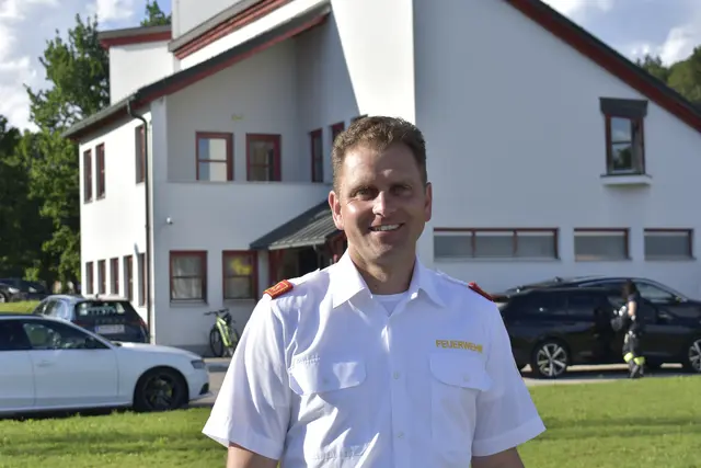 Gemeindefeuerwehr-Kommandant Alois Rapatz, Kommandant der Feuerwehr Greutschach-Kaunz | Foto: MeinBezirk.at/Petra Lammer