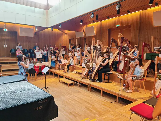 Einen Tag lang wurde intensiv das Zusammenspiel geprobt. | Foto: Musikschule Bad Gams, Deutschlandsberg und Wies