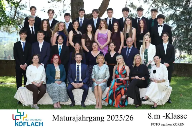 Der Maturajahrang des Sport-BORG MIO durfte auch nicht fehlen. | Foto: FOTO Koren