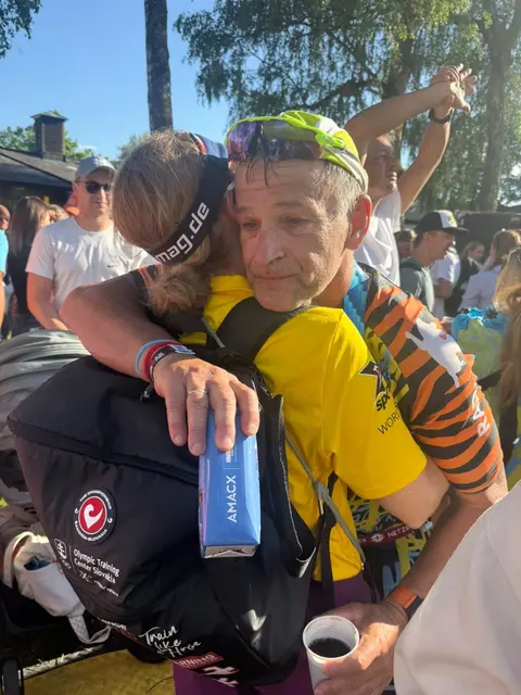 Nach dem erfolgreichen Iron Man. | Foto: Paul Marouschek