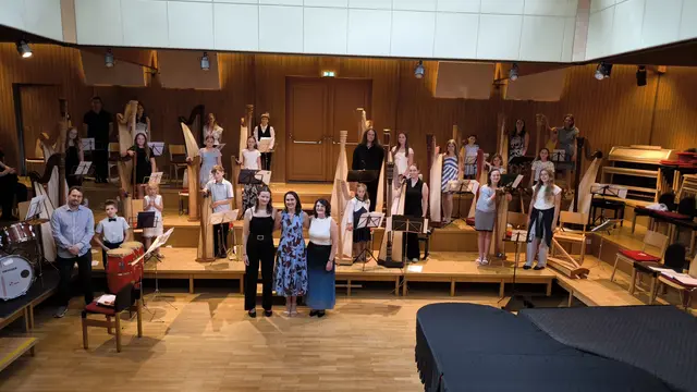 Die Musikschulen Deutschlandsberg, Bad Gams und Wies schlossen sich zusammen und luden zu einem gemeinsamen Konzert. | Foto: Musikschule Bad Gams, Deutschlandsberg und Wies